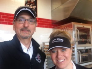 Dan relies on his business partner Liz for support as their company grows. "It's so much easier to open a business when you have someone you trust by your side," he says.
