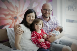 Hana and Björn Stansvik, are raising multi-lingual boys Rolf and Arn.