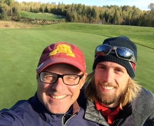 My son Ben took a break from his job as an Outward Bound guide to share a Seven Fs golf trip with me. What a luxury!