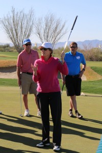 LPGA pro Barb Moxness was our "golf whisperer," who quietly convinced us to embrace our "feeling" side of the game.