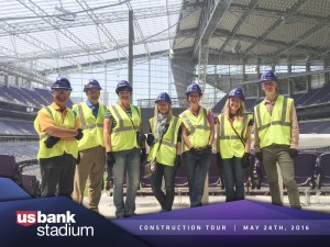 The Good Leadership Team toured the new home of the Minnesota Vikings - U.S. Bank Stadium.