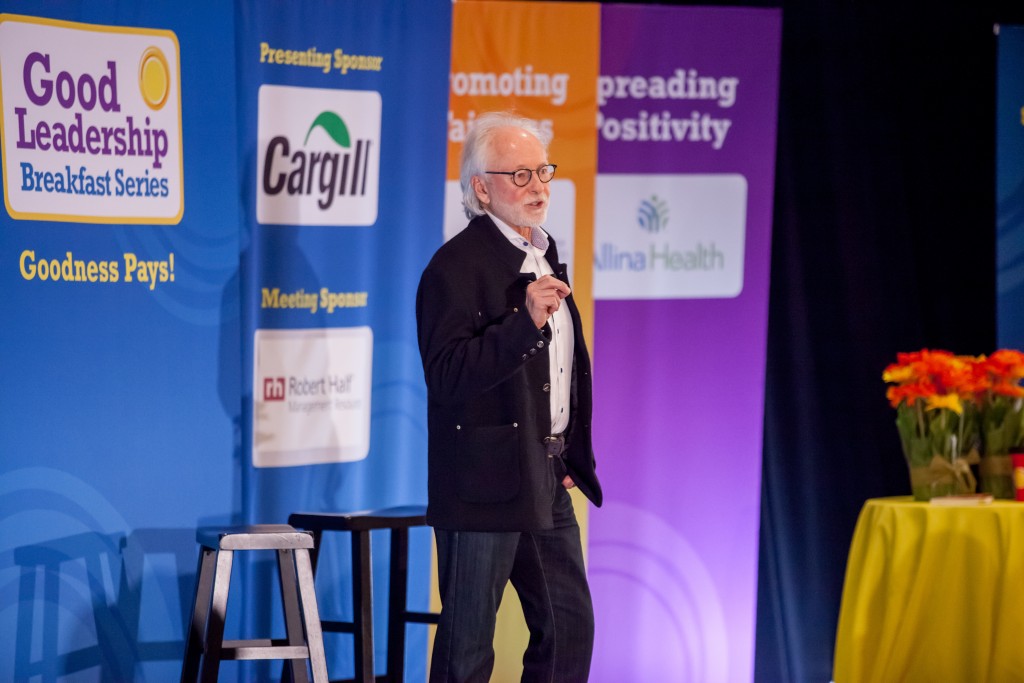 Richard Leider opened the 8th year of the breakfast series with a compelling message about the power of purpose.